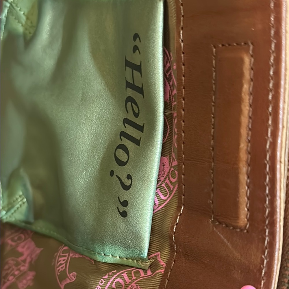Juicy Couture Brown and Gold Satchel with Timeless Elegance - Picture 6 of 14
